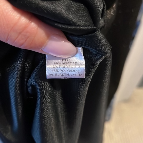 Scoop NYC Nightgown style sparkle maxi dress with center ring - Picture 10 of 10